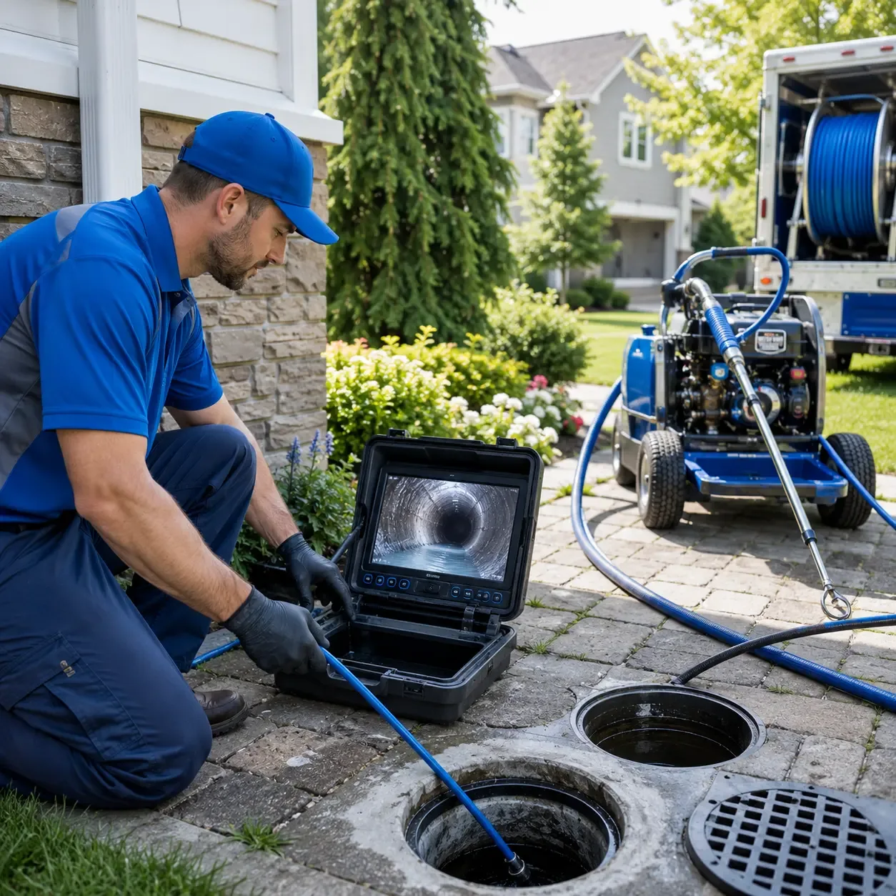 Outdoor drain cleaning professionals serving Arcadia, MI